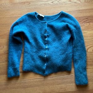 Sezane cardigan sage color